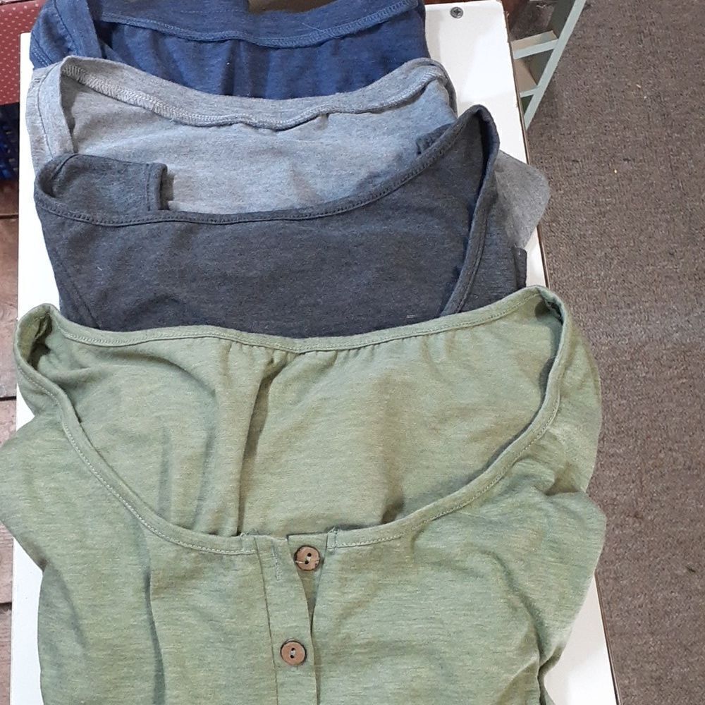 4 pc. tank tops(plus size) , Natural Reflections V-Neck tanks & botton up tanks